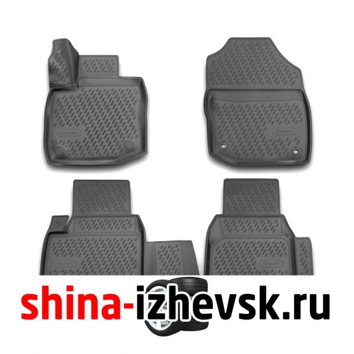 Коврик Autofamily коврики 3D в салон для HONDA Civic 5D, 01/2012- ,  хб., 4 шт. ) в Ижевске